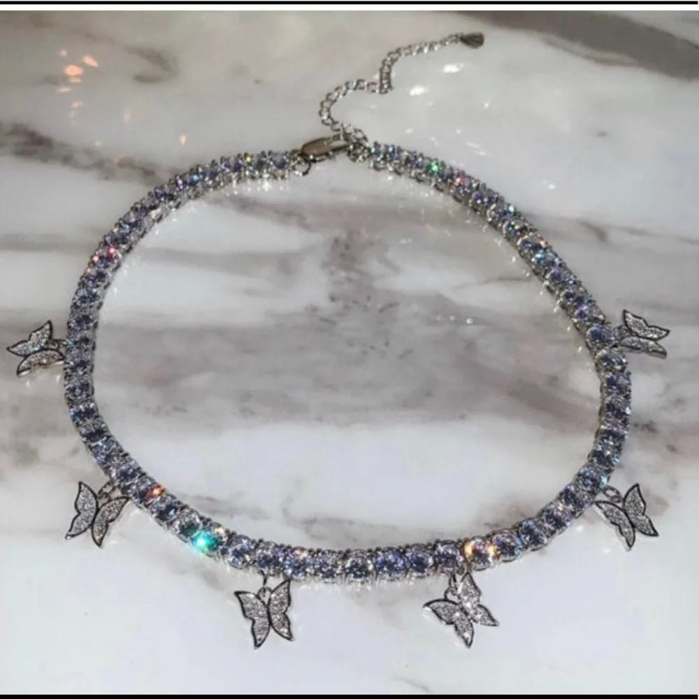 2 set piece tennis butterfly and square gem Set